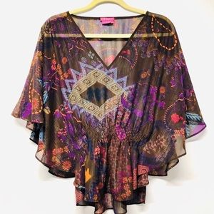 Gorgeous BCBG Butterfly Blouse Purple size M